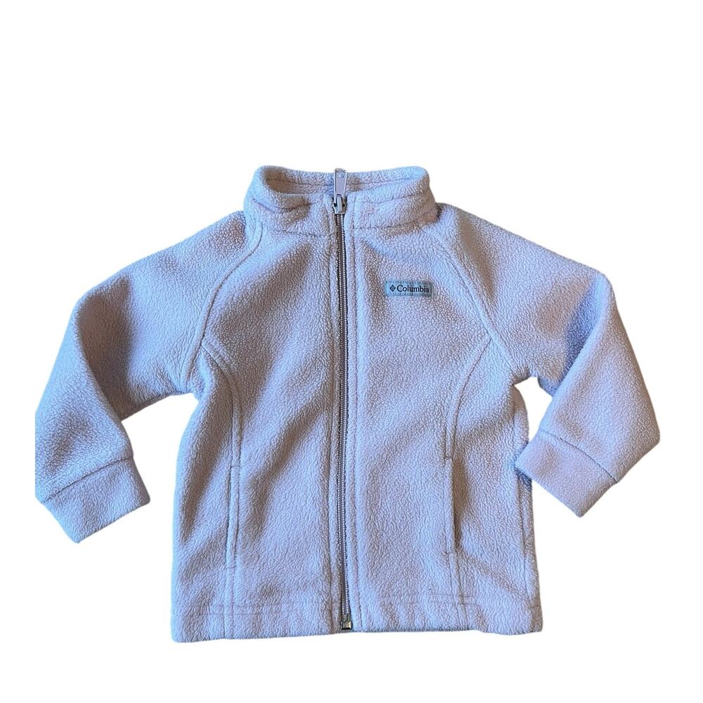Columbia Baby Pink Fleece Zip Jacket 12–18 Months